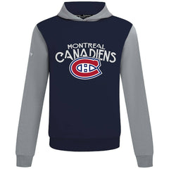 NHL Navy/Gray Montreal Canadiens Levelwear Ultimate Mission Pullover Hoodie