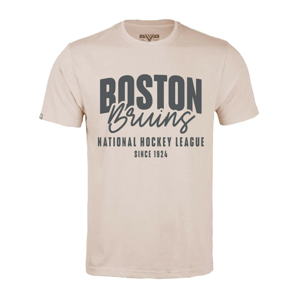 NHL Khaki Boston Bruins Levelwear Richmond Response T-Shirt