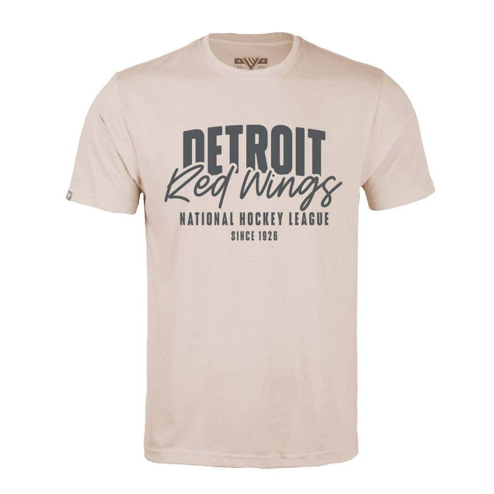 NHL Khaki Detroit Red Wings Levelwear Richmond Response T-Shirt