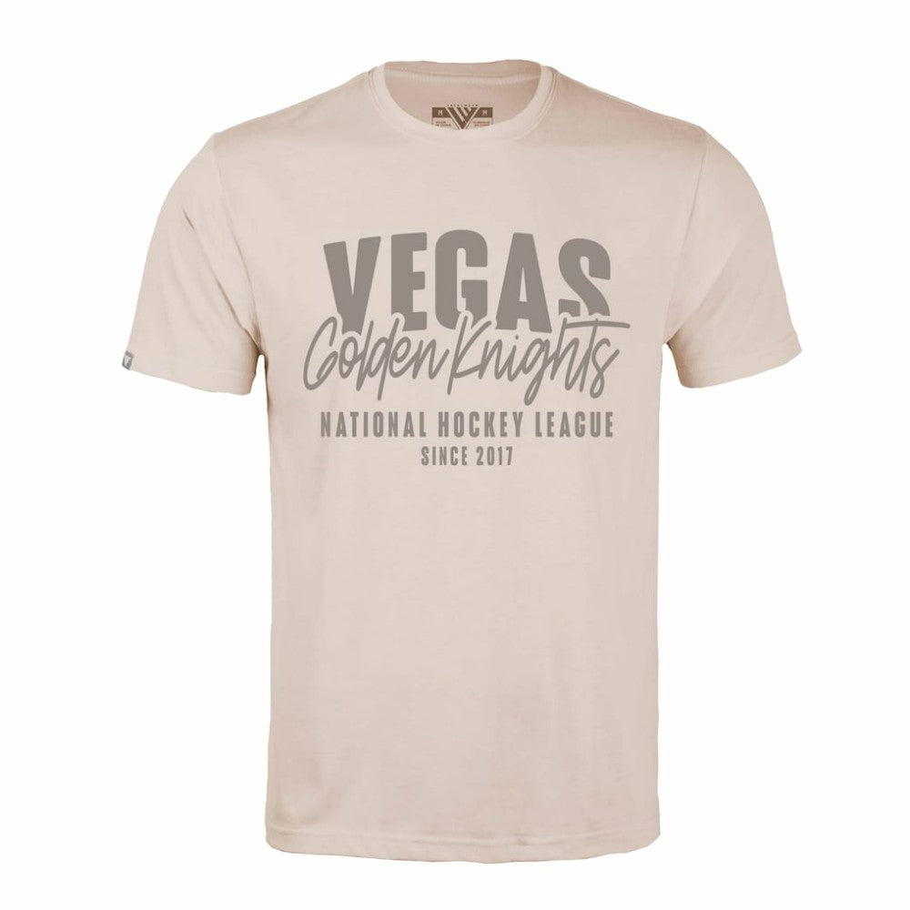 NHL Khaki Vegas Golden Knights Levelwear Richmond Response T-Shirt