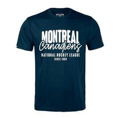 NHL Navy Montreal Canadiens Levelwear Richmond Response T-Shirt