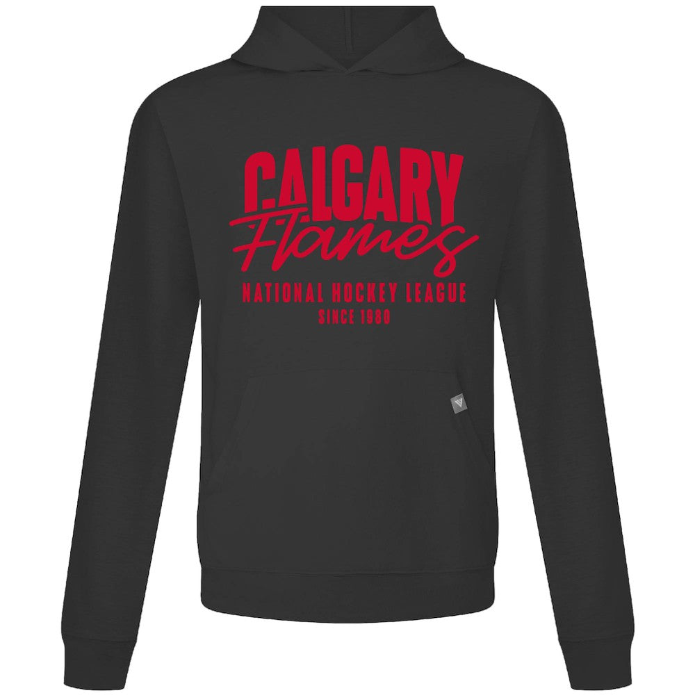 NHL Black Calgary Flames Levelwear Relay Response Pullover Hoodie