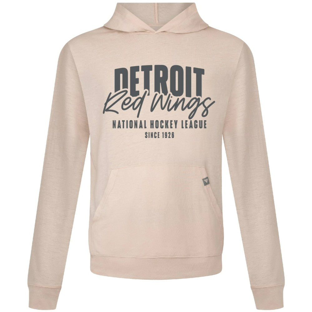 NHL Khaki Detroit Red Wings Levelwear Relay Response Pullover Hoodie