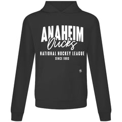 NHL Black Anaheim Ducks Levelwear Relay Response Pullover Hoodie