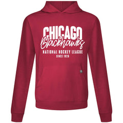 NHL Red Chicago Blackhawks Levelwear Relay Response Pullover Hoodie