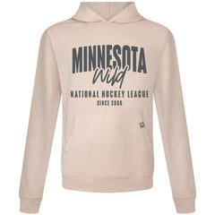 NHL Khaki Minnesota Wild Levelwear Relay Response Pullover Hoodie