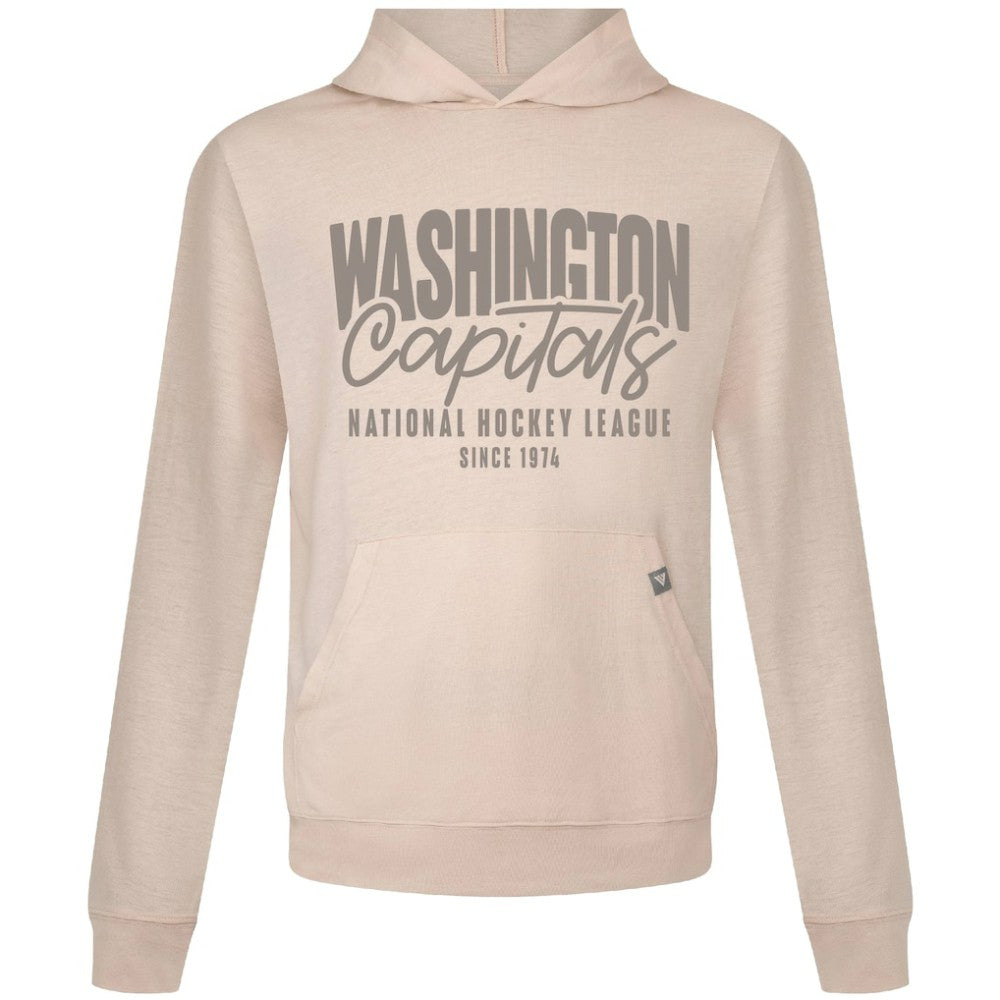 NHL Khaki Washington Capitals Levelwear Relay Response Pullover Hoodie