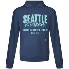 NHL Deep Sea Blue Seattle Kraken Levelwear Relay Response Pullover Hoodie