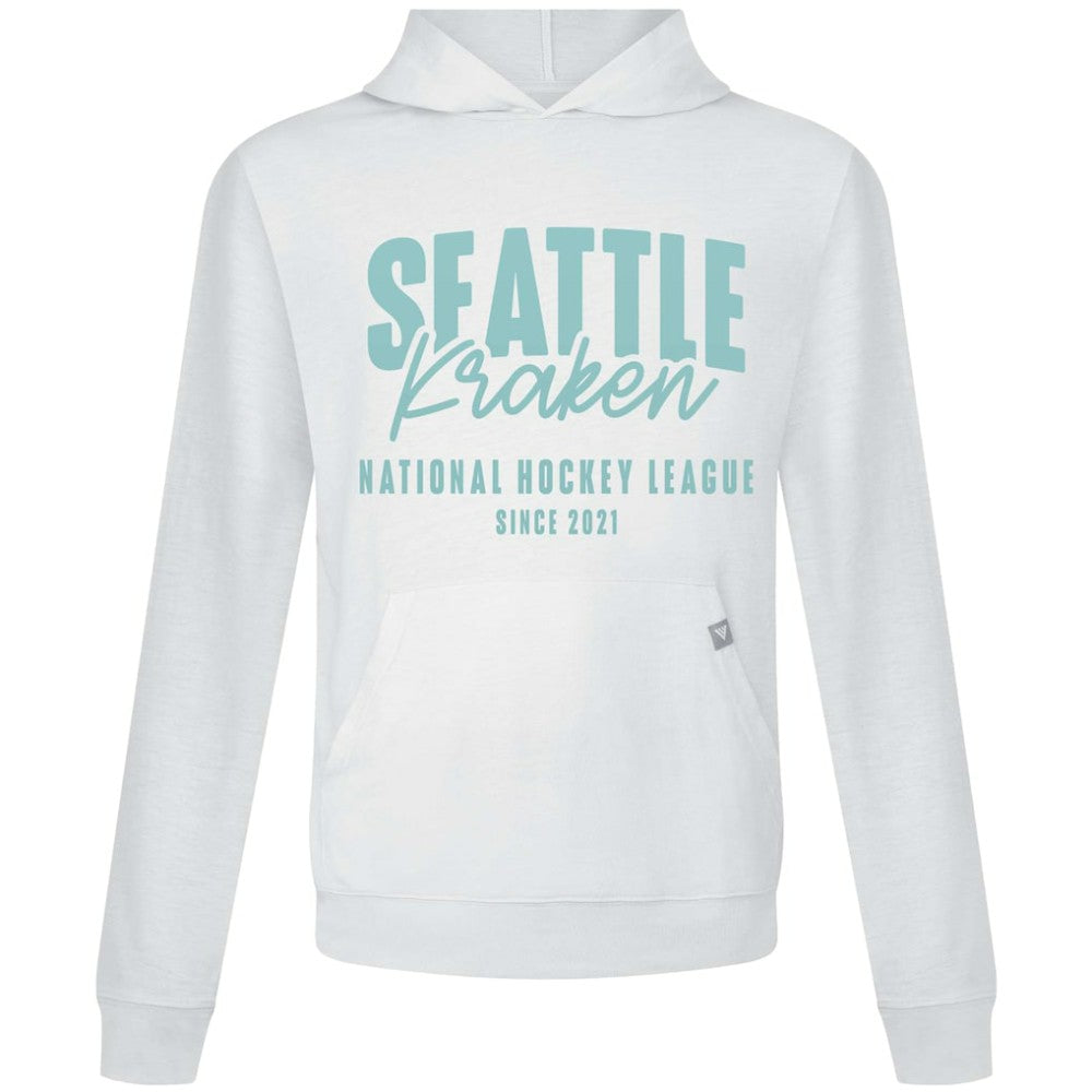 NHL White Seattle Kraken Levelwear Relay Response Pullover Hoodie