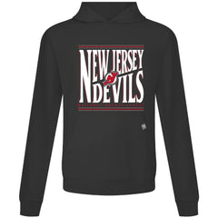 NHL Black New Jersey Devils Levelwear Relay Powerhouse Pullover Hoodie