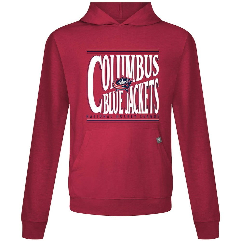 NHL Red Columbus Blue Jackets Levelwear Relay Powerhouse Pullover Hoodie