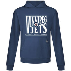 NHL Navy Winnipeg Jets Levelwear Relay Powerhouse Pullover Hoodie