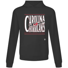 NHL Black Carolina Hurricanes Levelwear Relay Powerhouse Pullover Hoodie