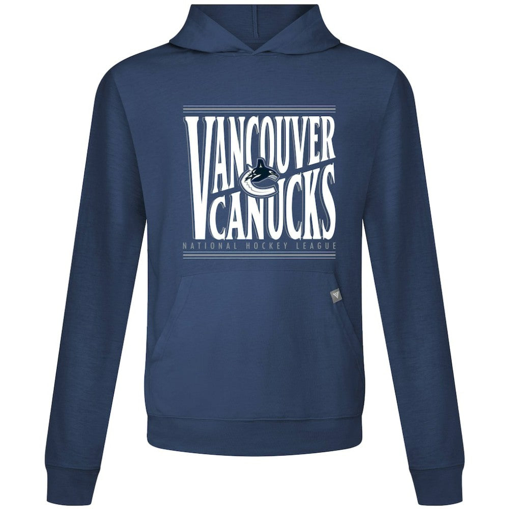 NHL Navy Vancouver Canucks Levelwear Relay Powerhouse Pullover Hoodie