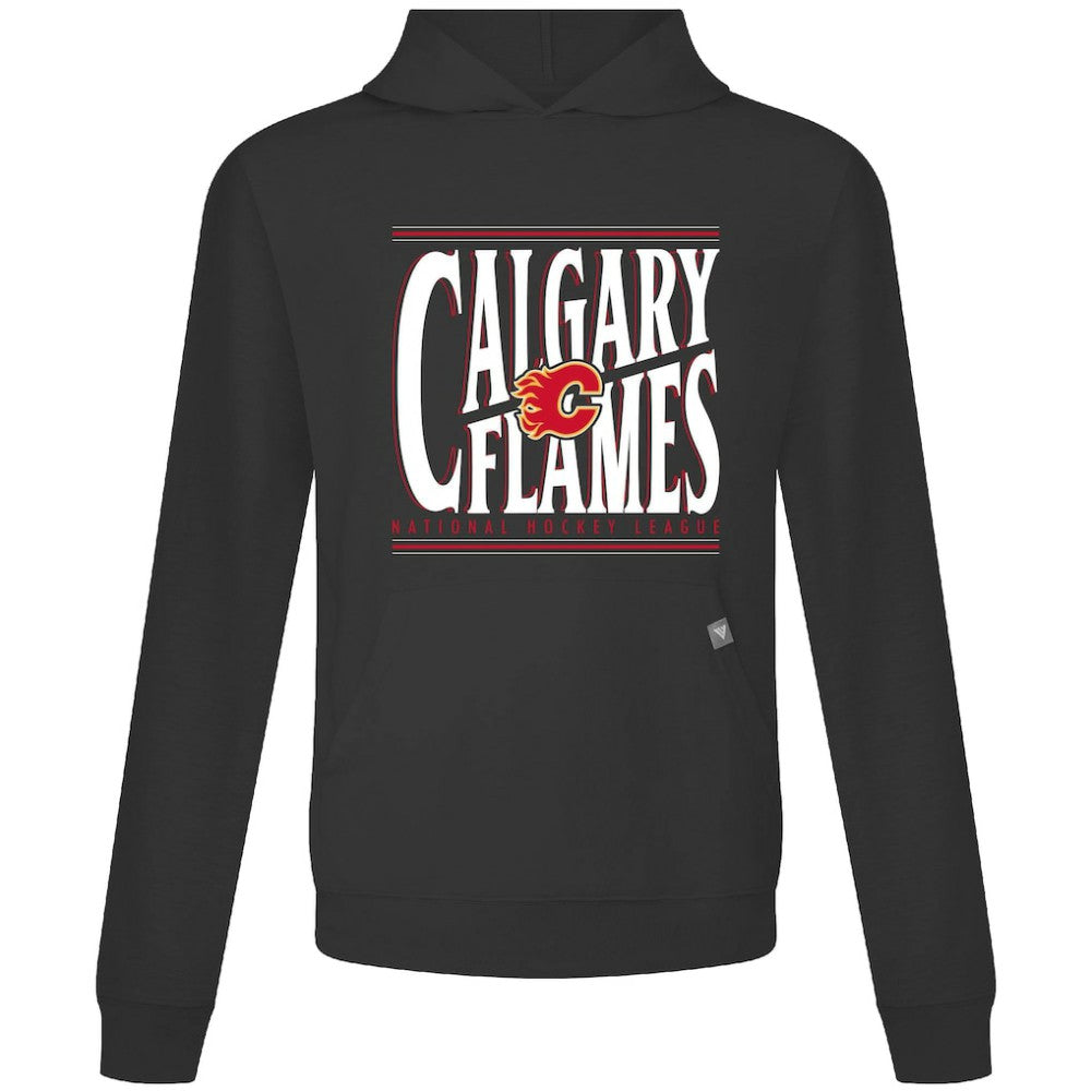 NHL Black Calgary Flames Levelwear Relay Powerhouse Pullover Hoodie