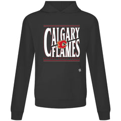 NHL Black Calgary Flames Levelwear Relay Powerhouse Pullover Hoodie