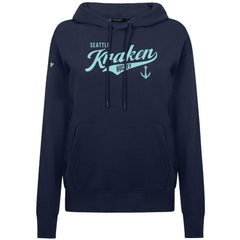 NHL Deep Sea Blue Seattle Kraken Levelwear Women's Adorn Glide Pullover Hoodie