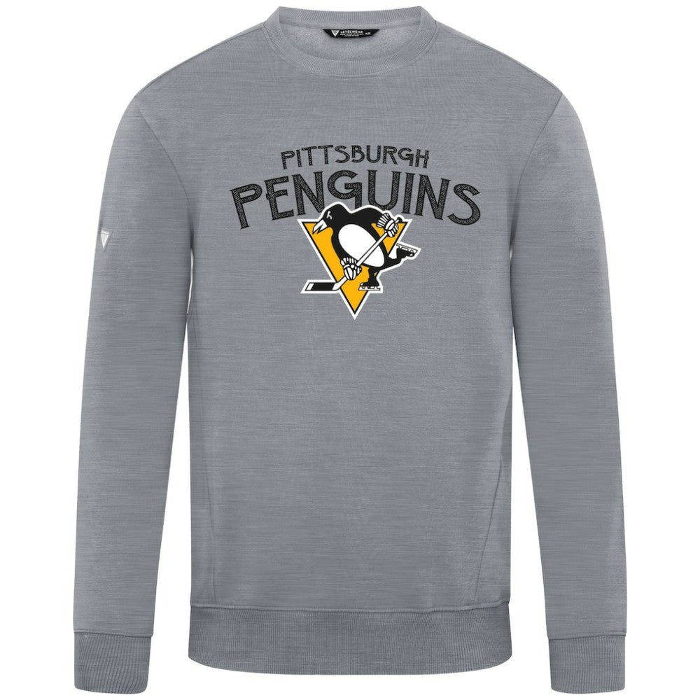 NHL Gray Pittsburgh Penguins Levelwear Zane Mission Sweatshirt