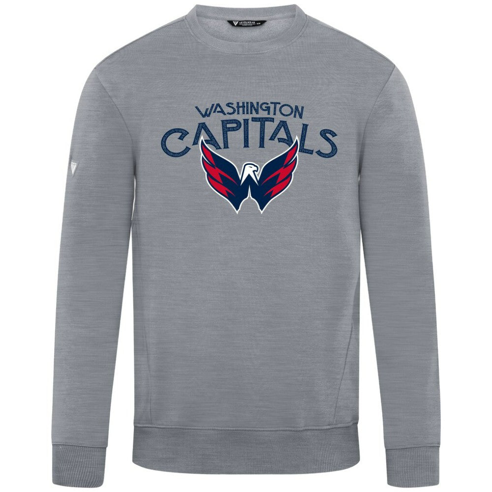 NHL Gray Washington Capitals Levelwear Zane Mission Sweatshirt
