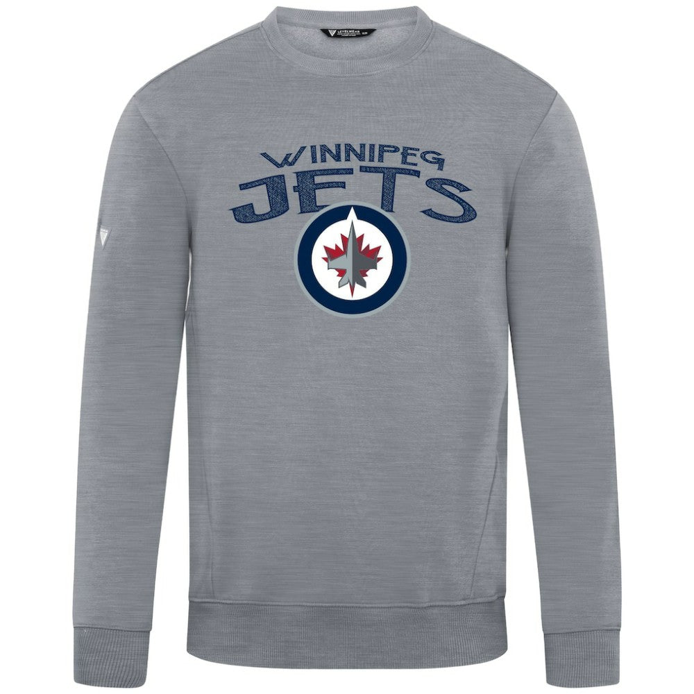 NHL Gray Winnipeg Jets Levelwear Zane Mission Sweatshirt