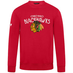 NHL Red Chicago Blackhawks Levelwear Zane Mission Sweatshirt