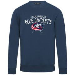 NHL Navy Columbus Blue Jackets Levelwear Zane Mission Sweatshirt