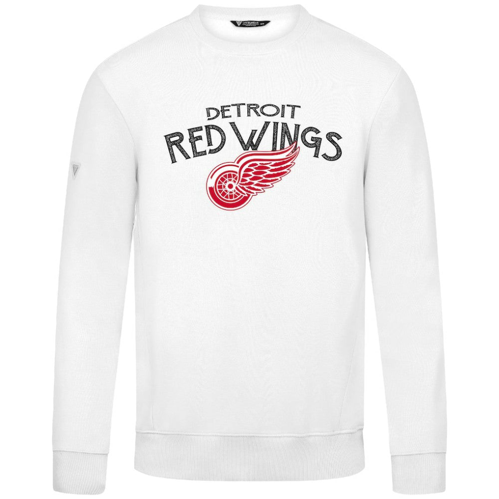 NHL White Detroit Red Wings Levelwear Zane Mission Sweatshirt