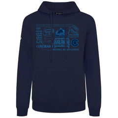 NHL Navy Colorado Avalanche Levelwear Podium Campaign Pullover Hoodie