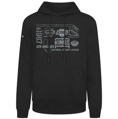 NHL Black Los Angeles Kings Levelwear Podium Campaign Pullover Hoodie