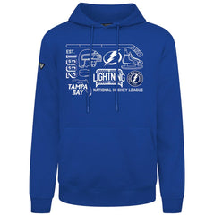 NHL Royal Tampa Bay Lightning Levelwear Podium Campaign Pullover Hoodie