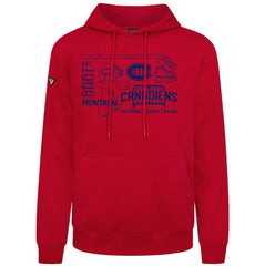 NHL Red Montreal Canadiens Levelwear Podium Campaign Pullover Hoodie