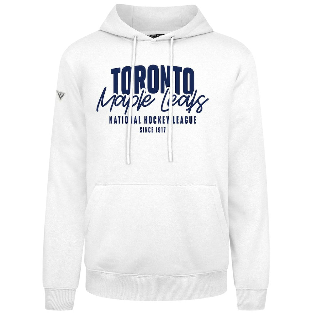 NHL White Toronto Maple Leafs Levelwear Podium Response Pullover Hoodie