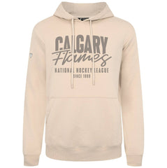NHL Khaki Calgary Flames Levelwear Podium Response Pullover Hoodie