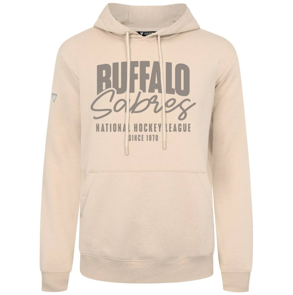 NHL Khaki Buffalo Sabres Levelwear Podium Response Pullover Hoodie