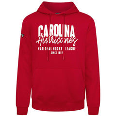 NHL Red Carolina Hurricanes Levelwear Podium Response Pullover Hoodie