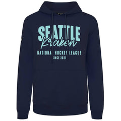 NHL Deep Sea Blue Seattle Kraken Levelwear Podium Response Pullover Hoodie