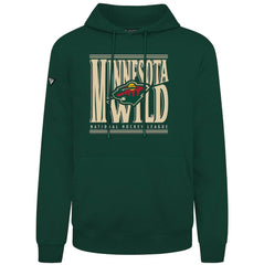 NHL Green Minnesota Wild Levelwear Podium Powerhouse Pullover Hoodie