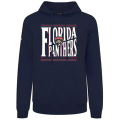 NHL Navy Florida Panthers Levelwear Podium Powerhouse Pullover Hoodie