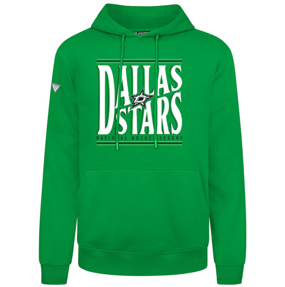 NHL Green Dallas Stars Levelwear Podium Powerhouse Pullover Hoodie