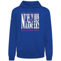 NHL Royal New York Rangers Levelwear Podium Powerhouse Pullover Hoodie