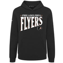 NHL Black Philadelphia Flyers Levelwear Youth Jr Podium Tally Pullover Hoodie