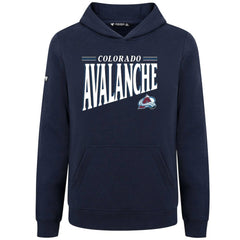 NHL Navy Colorado Avalanche Levelwear Youth Jr Podium Tally Pullover Hoodie