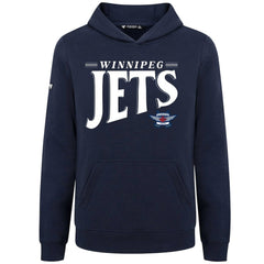 NHL Navy Winnipeg Jets Levelwear Youth Jr Podium Tally Pullover Hoodie
