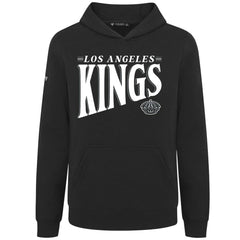 NHL Black Los Angeles Kings Levelwear Youth Jr Podium Tally Pullover Hoodie