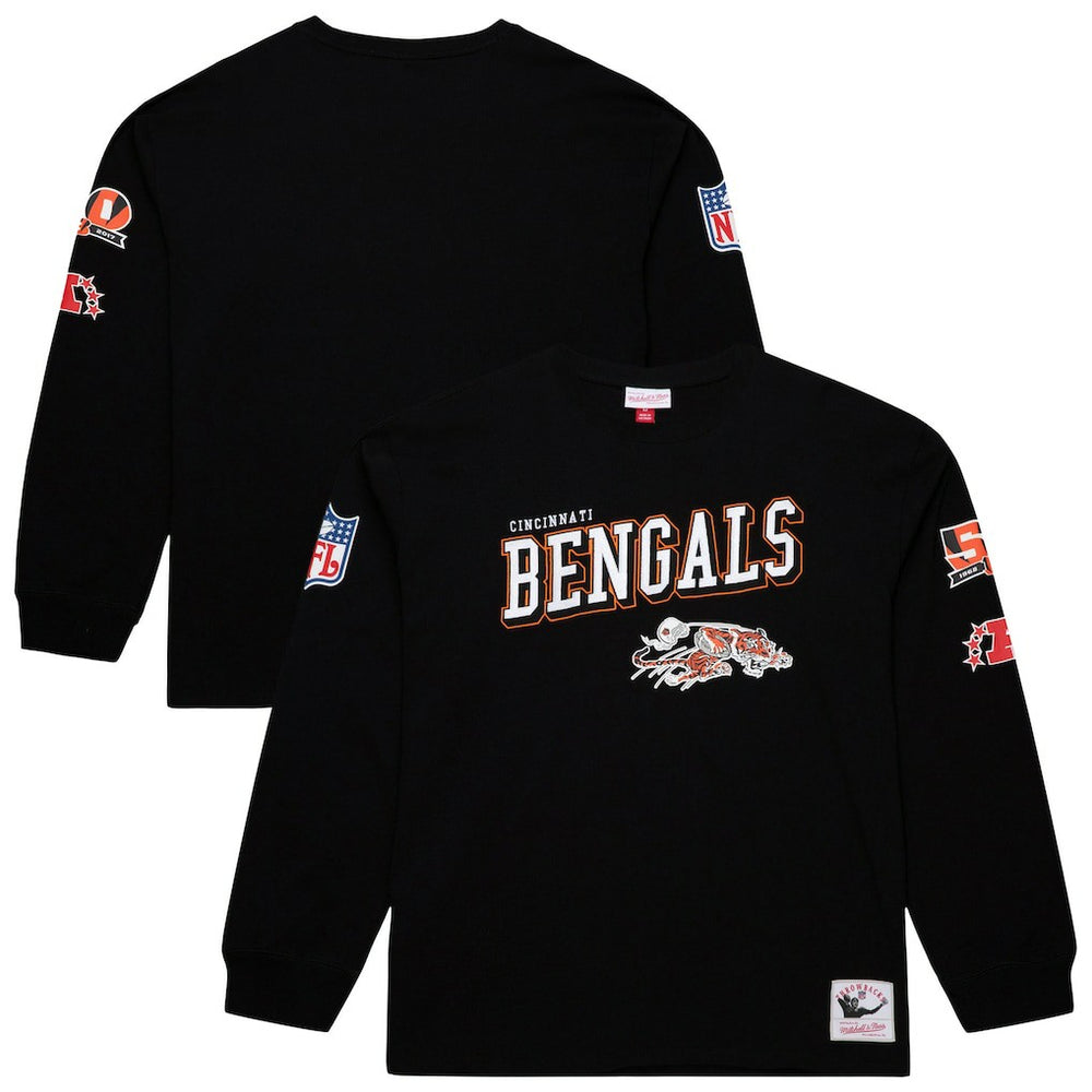 Training Camp Vintage Logos Long Sleeve T-Shirt - Cincinnati Bengals