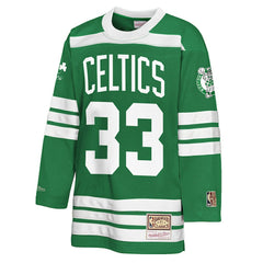NBA Larry Bird Boston Celtics Youth Maxxed Out 2.0 Fashion Hockey Jersey