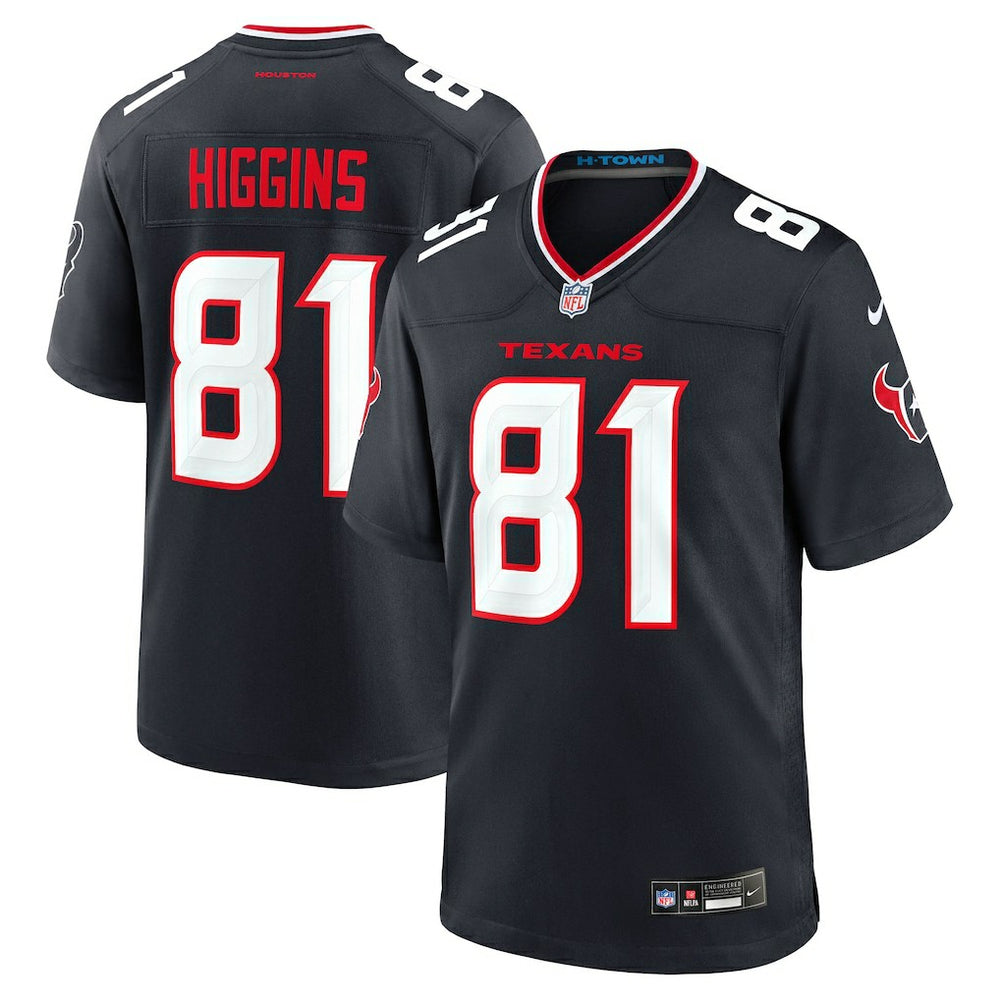 Jayden Higgins Game Jersey - Houston Texans
