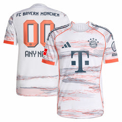 Bayern Munich 2025/26 Away Custom Jersey - Adidas White