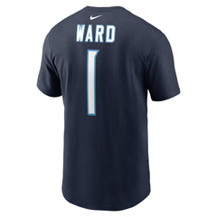 Cameron Ward Name & Number T-Shirt - Tennessee Titans