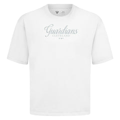 MLB Cleveland Guardians Levelwear Ethereal Oversized Luxe Signature Knit T-Shirt